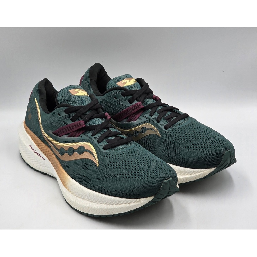 Saucony Triumph 20 Womens 10 S10759-17 Shamrock Green Running Shoe